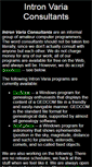 Mobile Screenshot of intronvaria.com